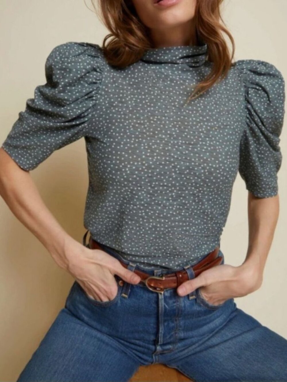 NATION LTD Dawn Femme Turtleneck Top